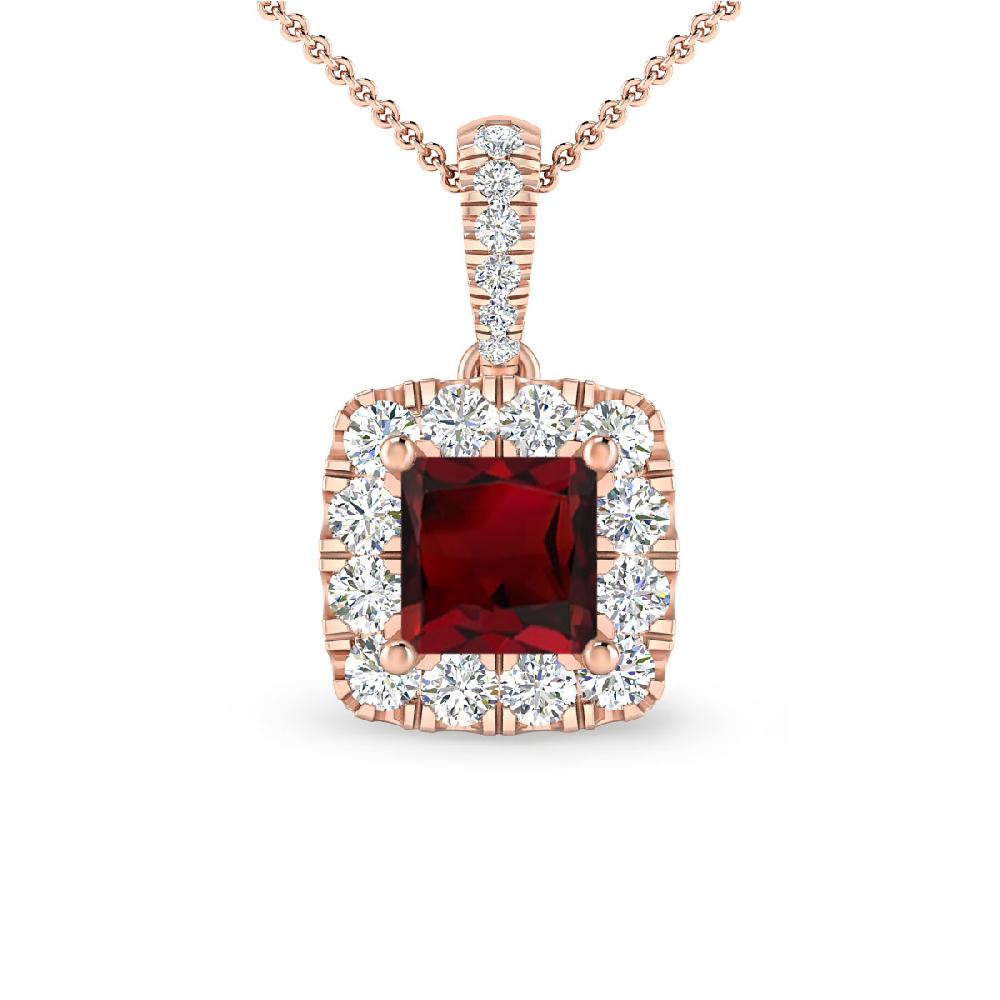 Rose Gold - Garnet