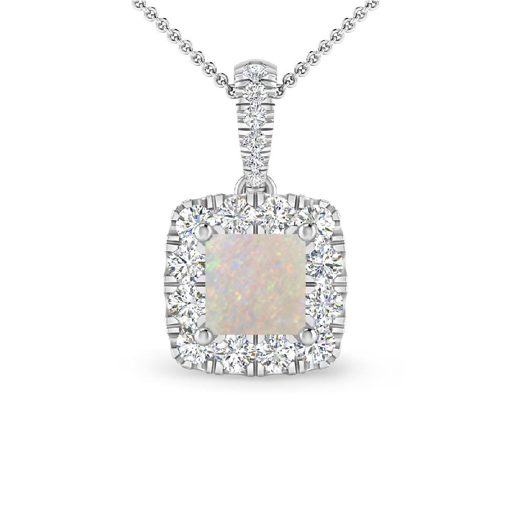 White Gold - Opal