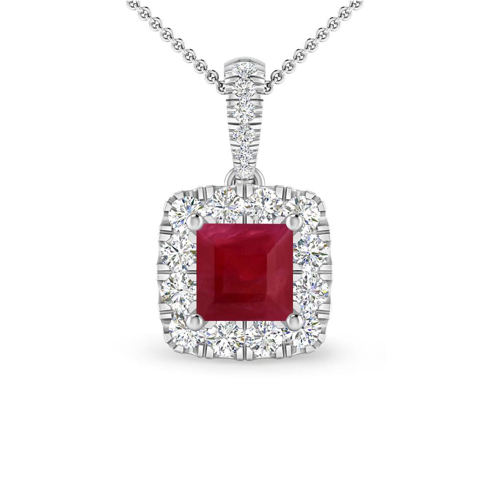 White Gold - Ruby