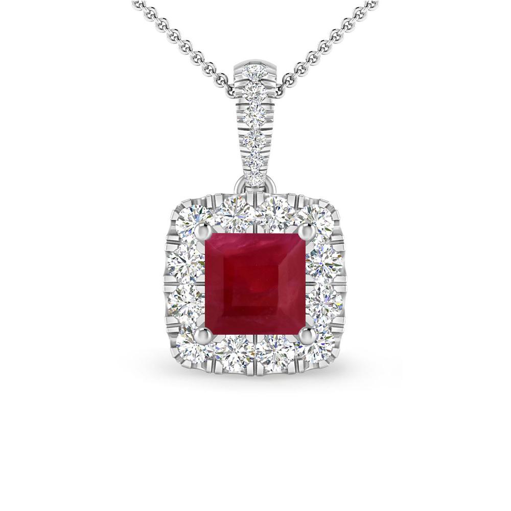 White Gold - Ruby