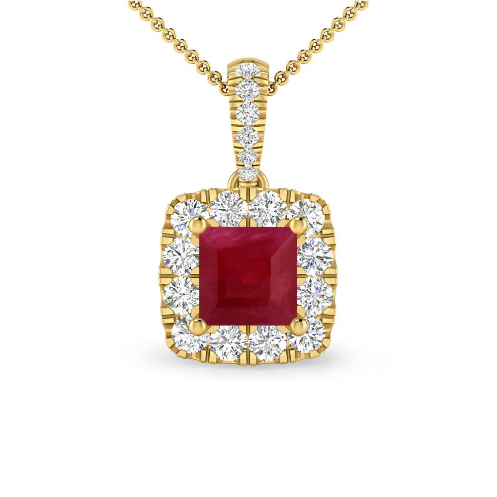 Yellow Gold - Ruby