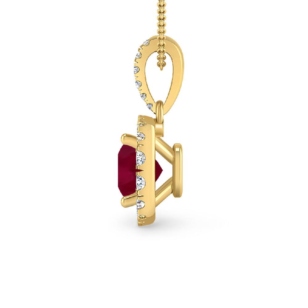 Yellow Gold - Ruby