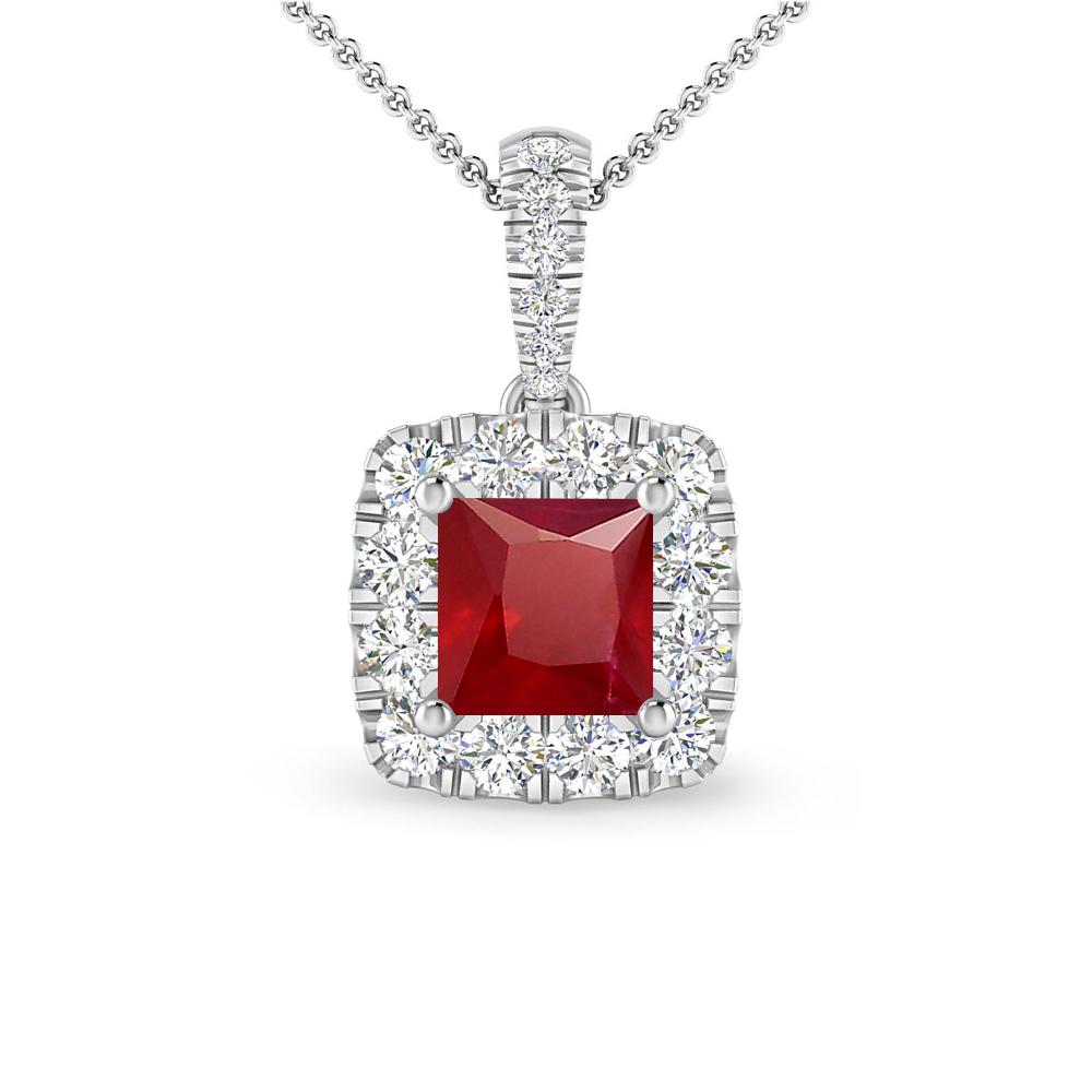 White Gold - Ruby