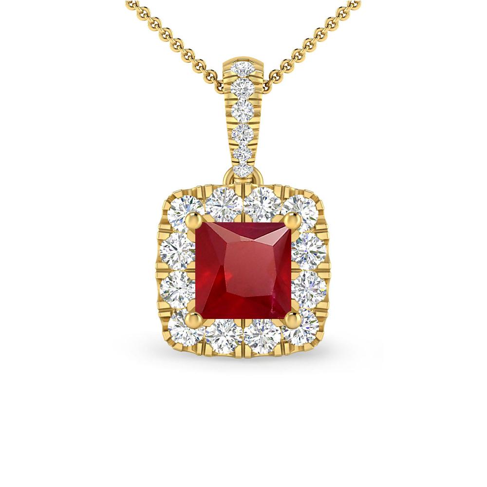 Yellow Gold - Ruby