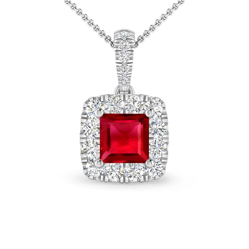 White Gold - Ruby