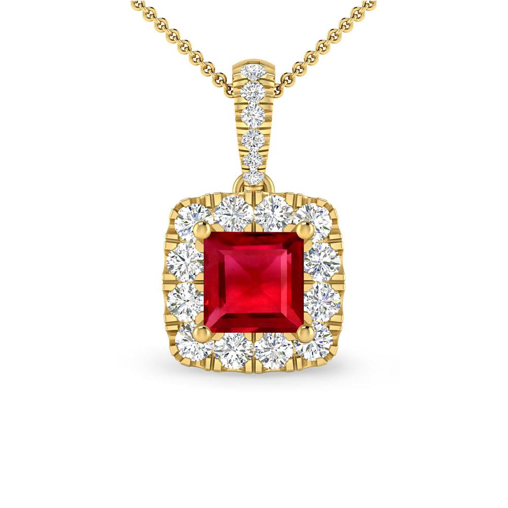 Yellow Gold - Ruby