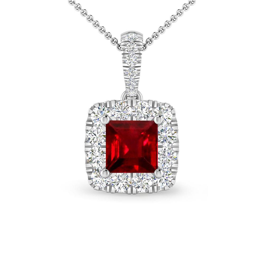 White Gold - Ruby