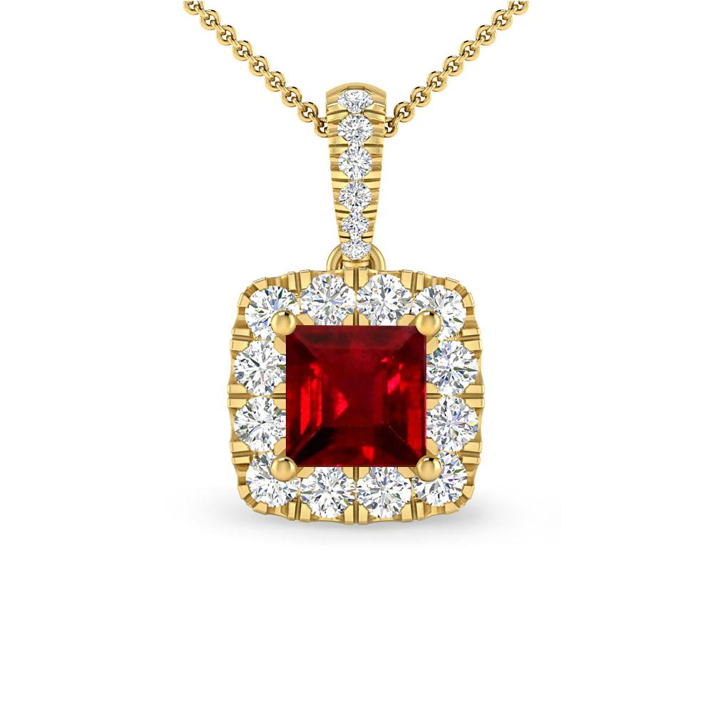 Yellow Gold - Ruby