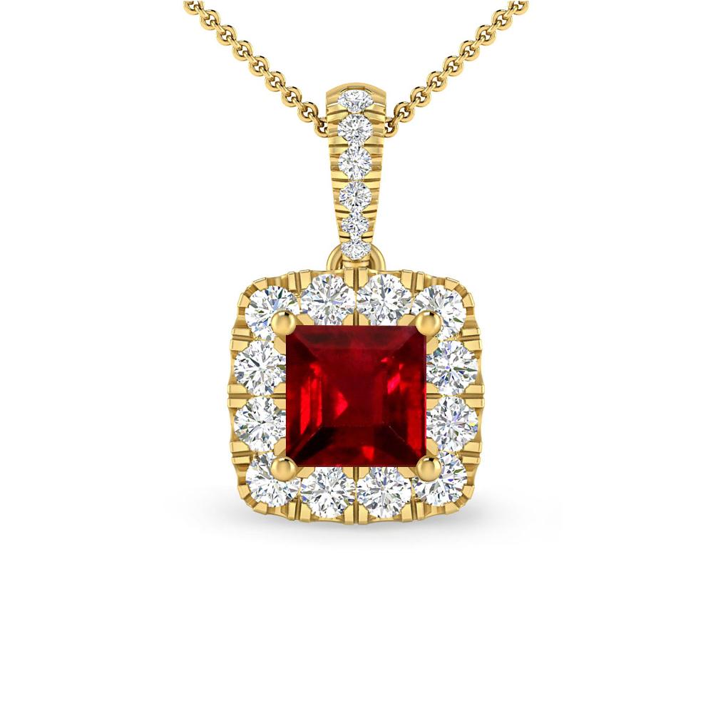 Yellow Gold - Ruby