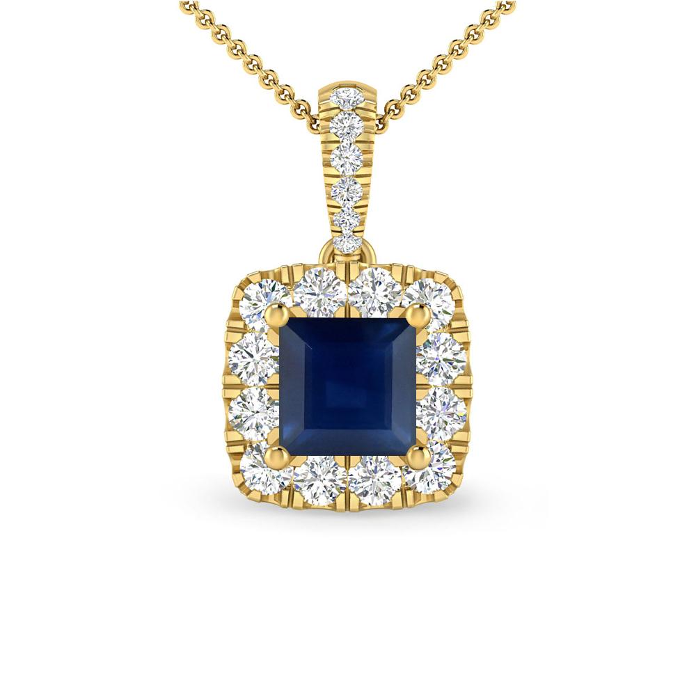 Yellow Gold - Sapphire