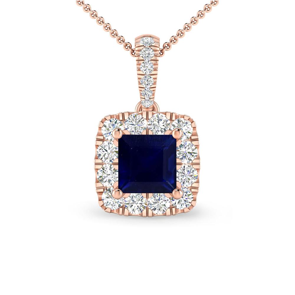 Rose Gold - Sapphire