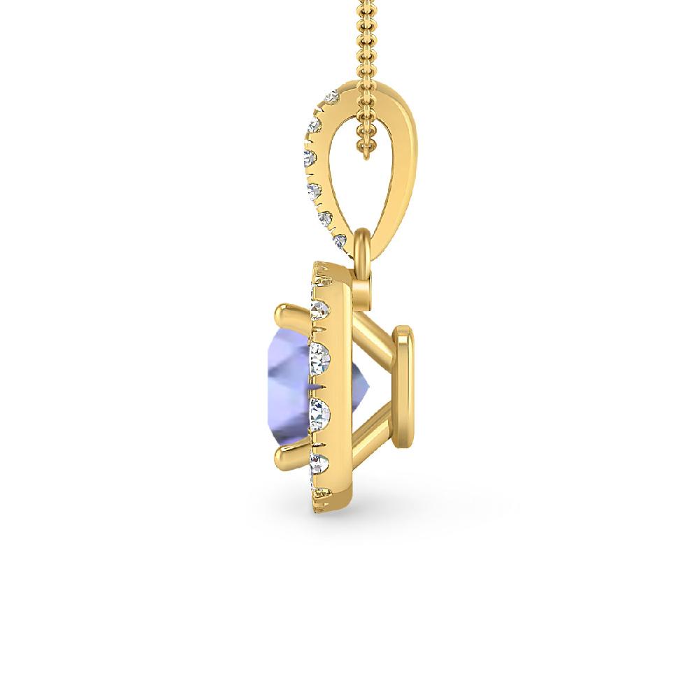 Yellow Gold - Tanzanite