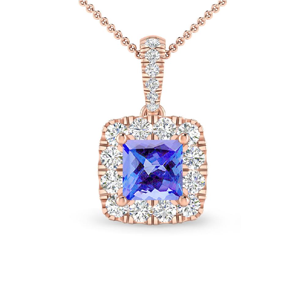 Rose Gold - Tanzanite