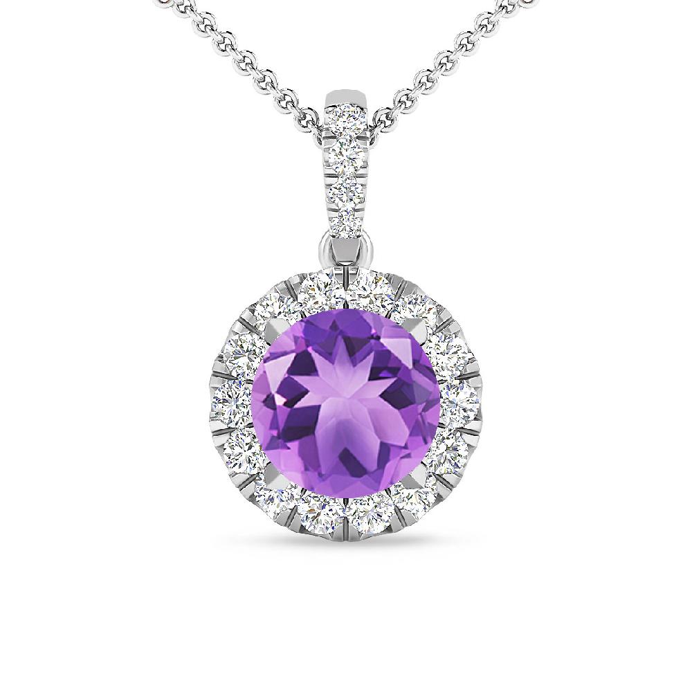 White Gold - Amethyst
