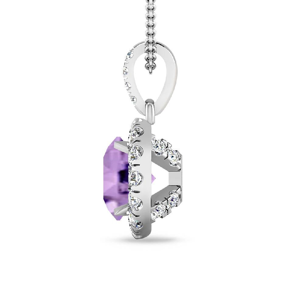 White Gold - Amethyst