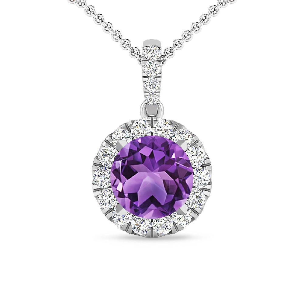 White Gold - Amethyst