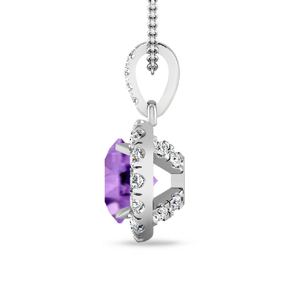 White Gold - Amethyst