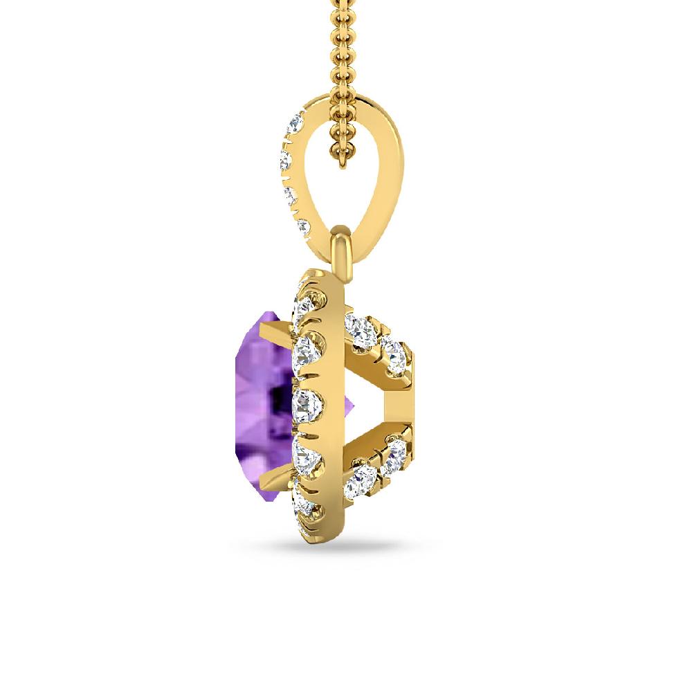 Yellow Gold - Amethyst