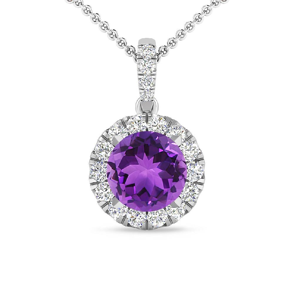 White Gold - Amethyst