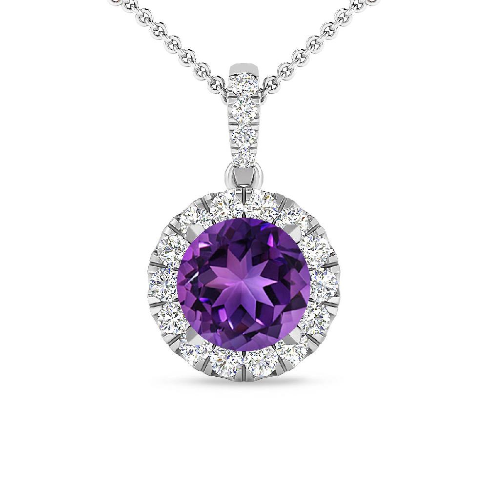 White Gold - Amethyst