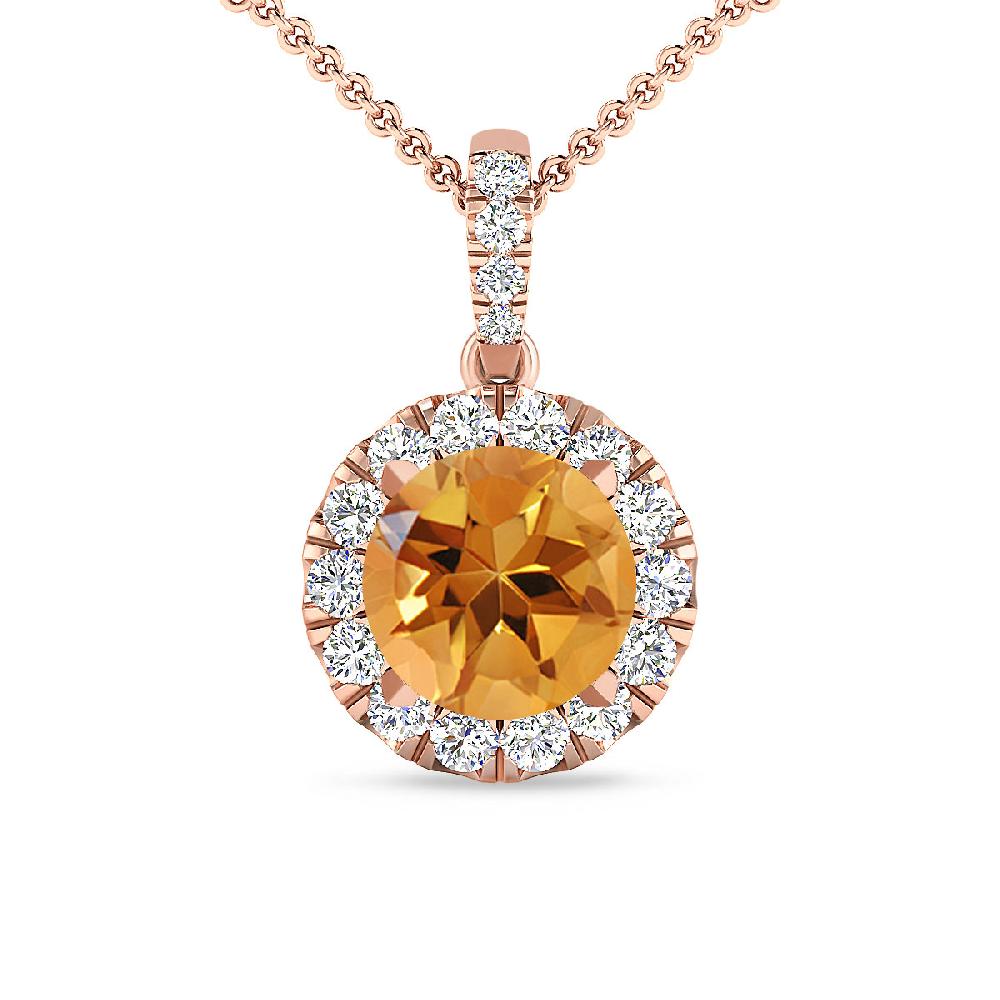 Rose Gold - Citrine