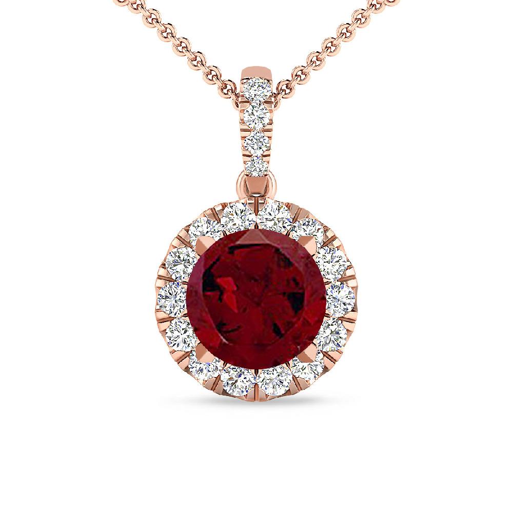 Rose Gold - Garnet