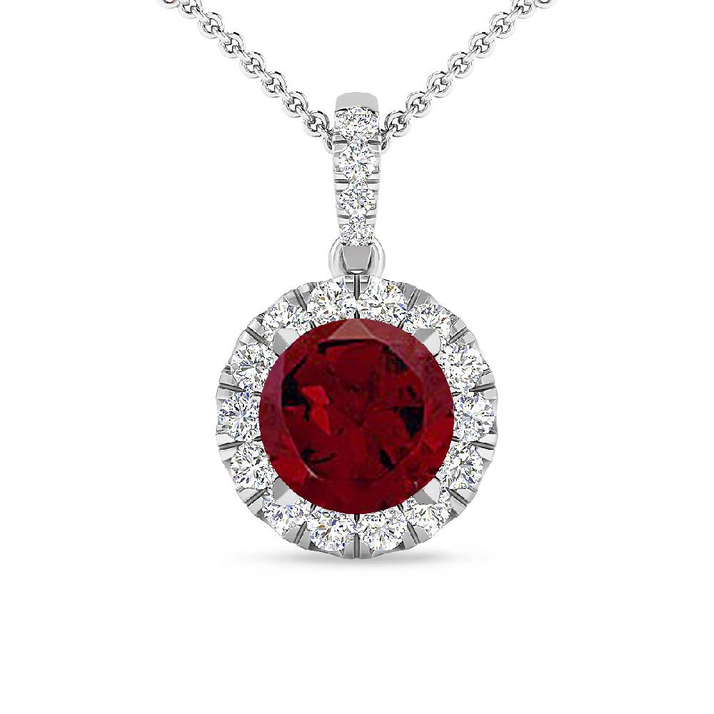 White Gold - Garnet