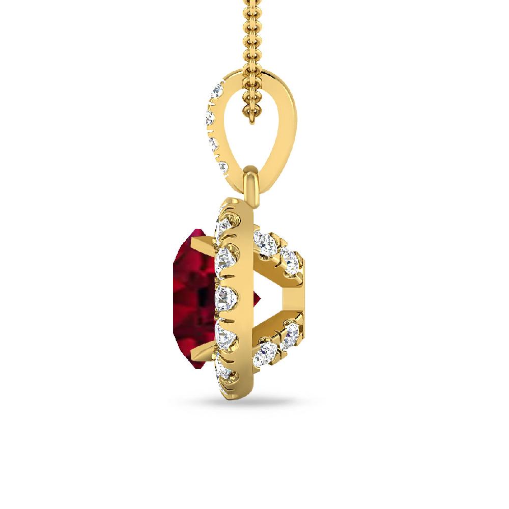 Yellow Gold - Garnet