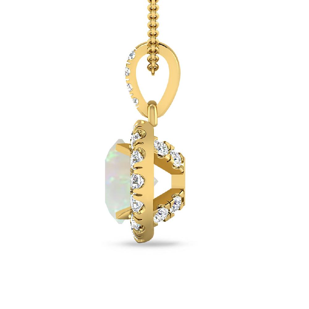 Yellow Gold - Opal