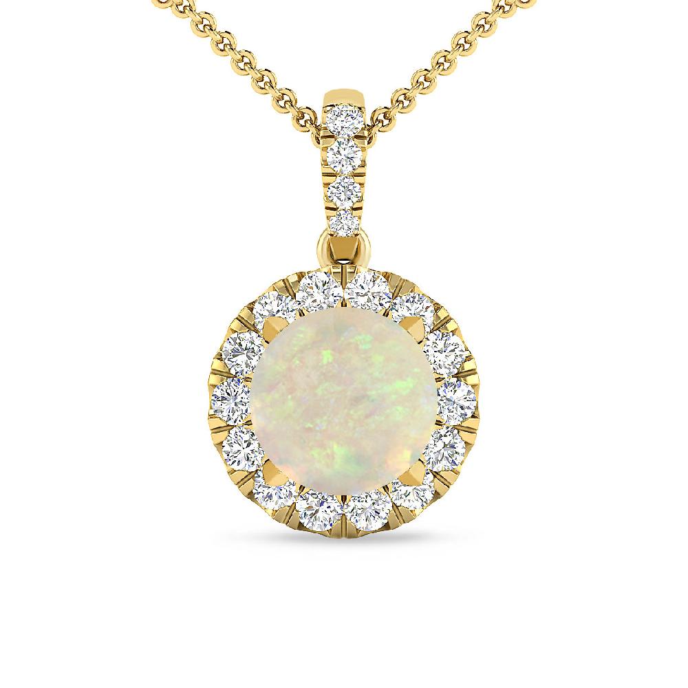 Yellow Gold - Opal