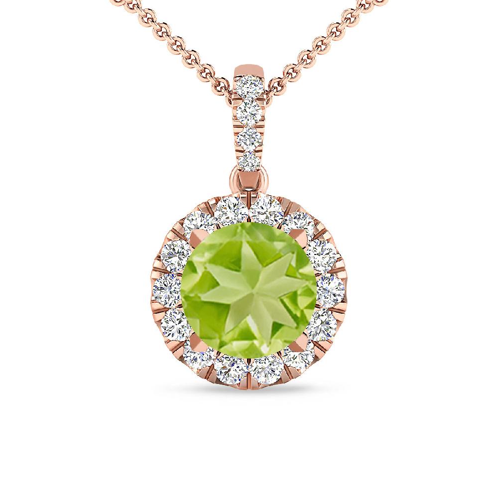 Rose Gold - Peridot