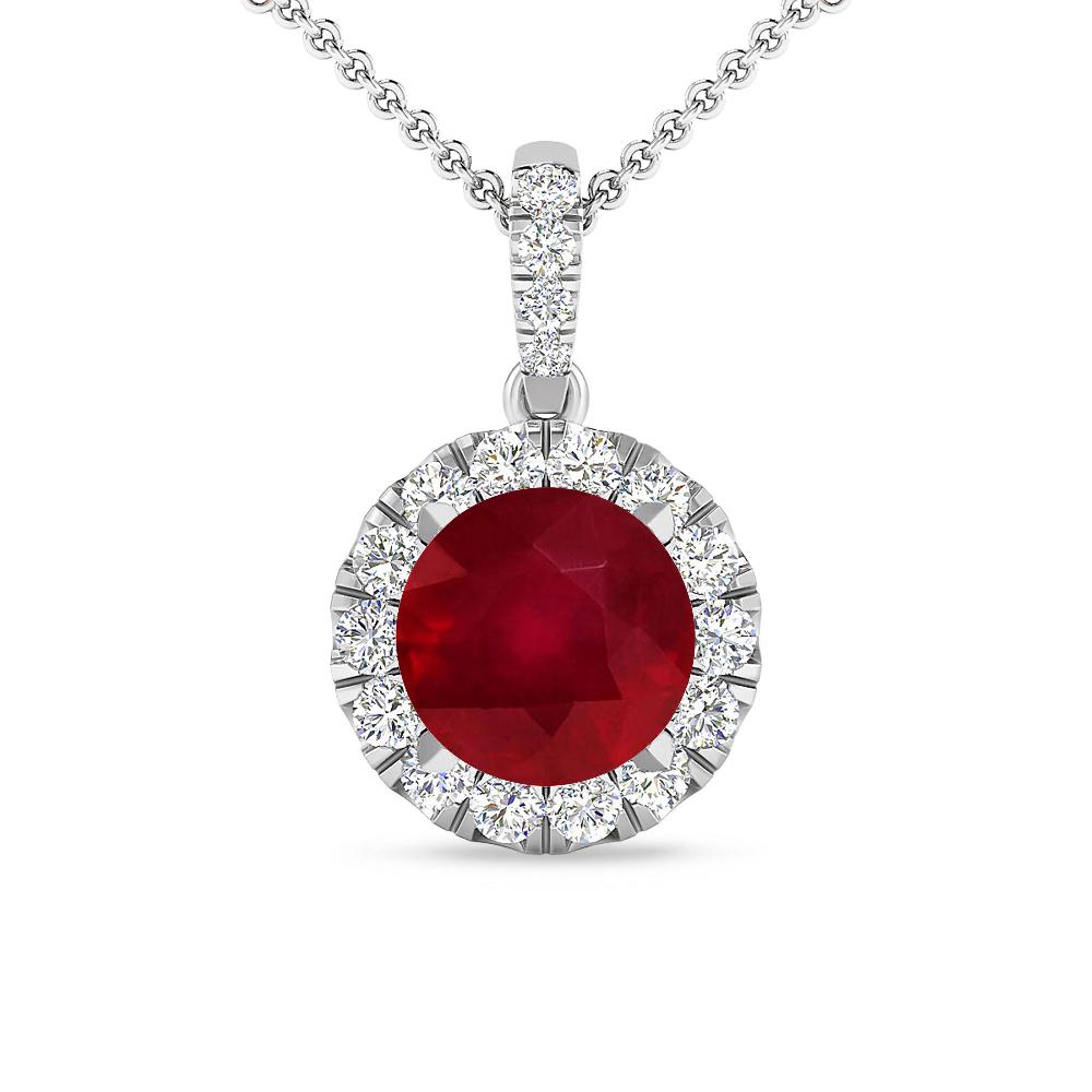 White Gold - Ruby