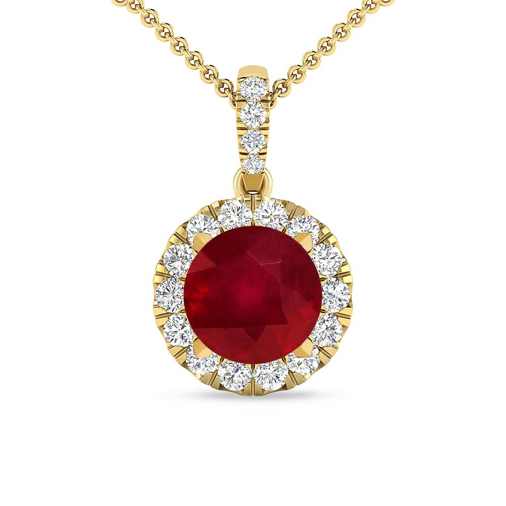 Yellow Gold - Ruby