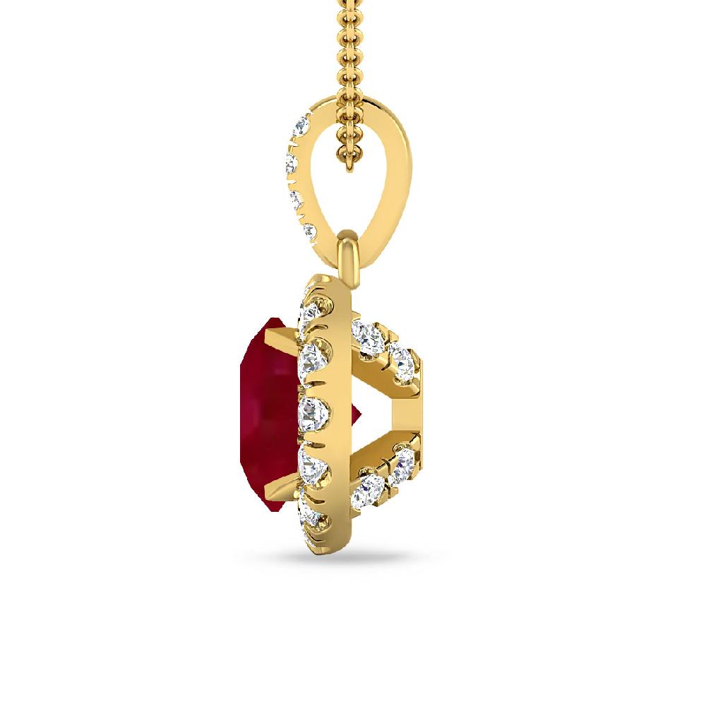 Yellow Gold - Ruby