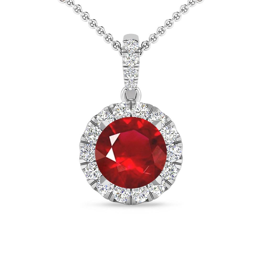 White Gold - Ruby