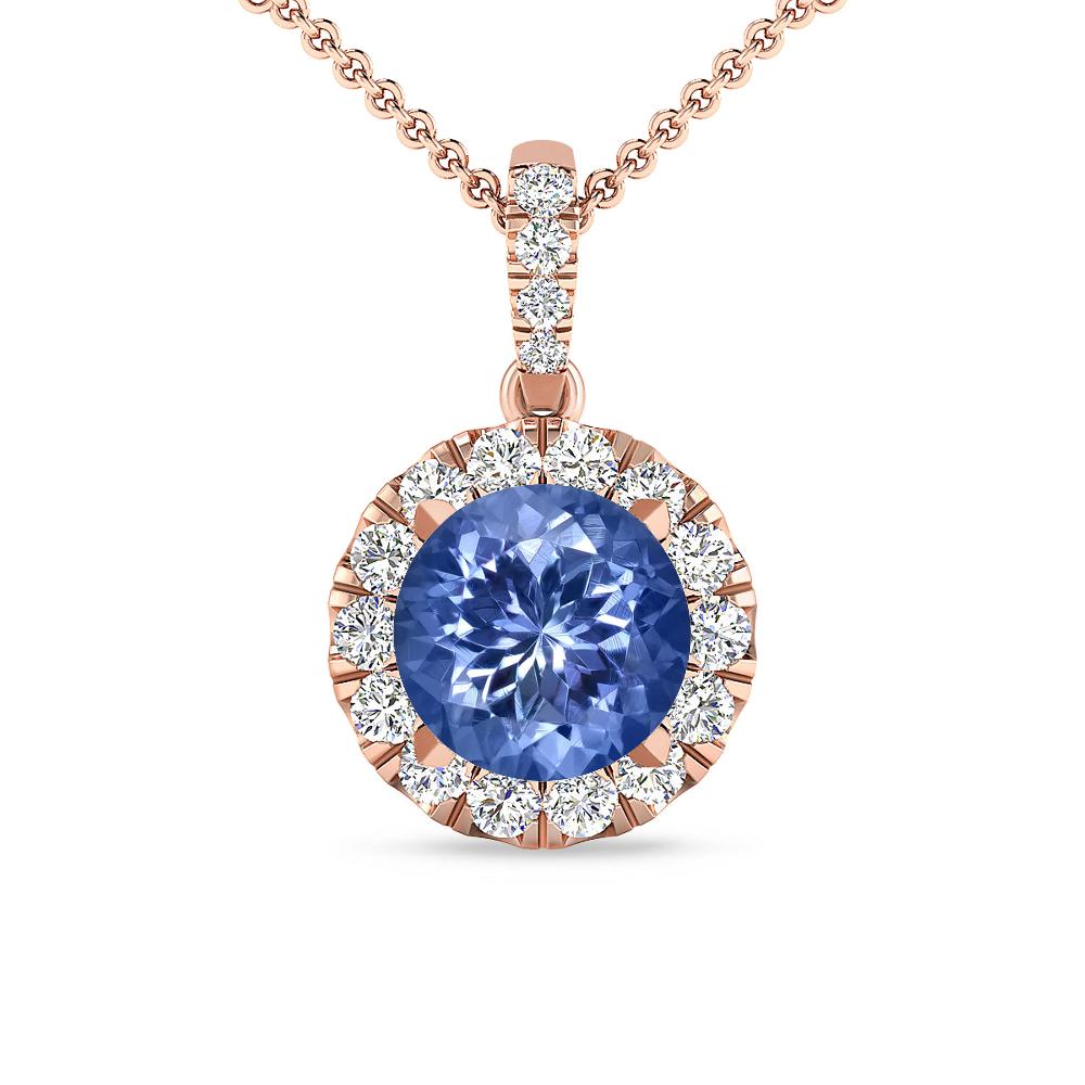 Rose Gold - Tanzanite