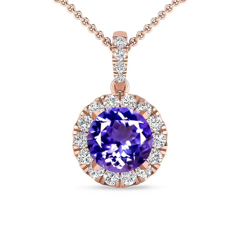 Rose Gold - Tanzanite