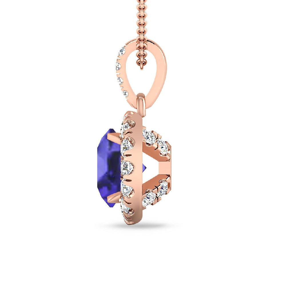 Rose Gold - Tanzanite