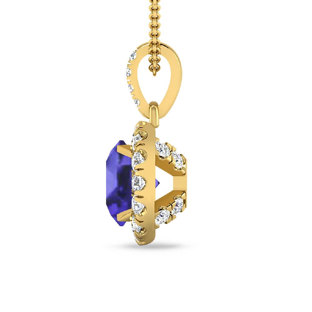 Yellow Gold - Tanzanite