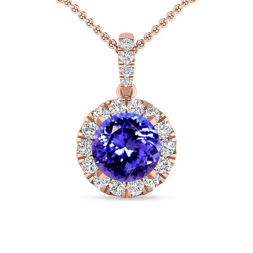 Rose Gold - Tanzanite