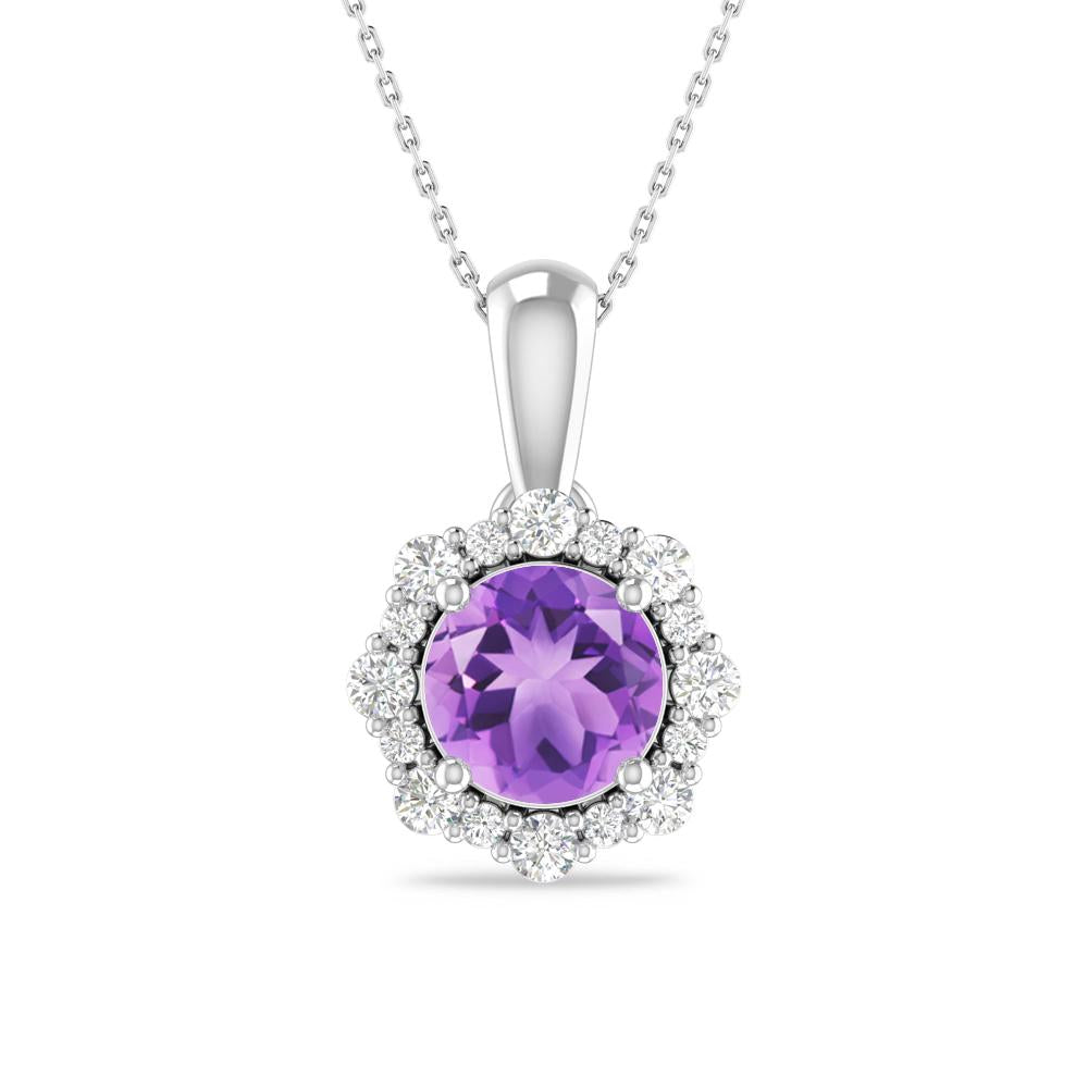 White Gold - Amethyst
