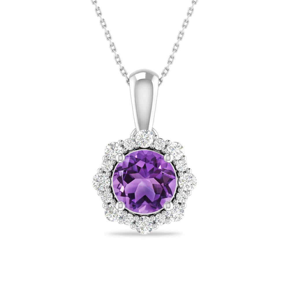 White Gold - Amethyst