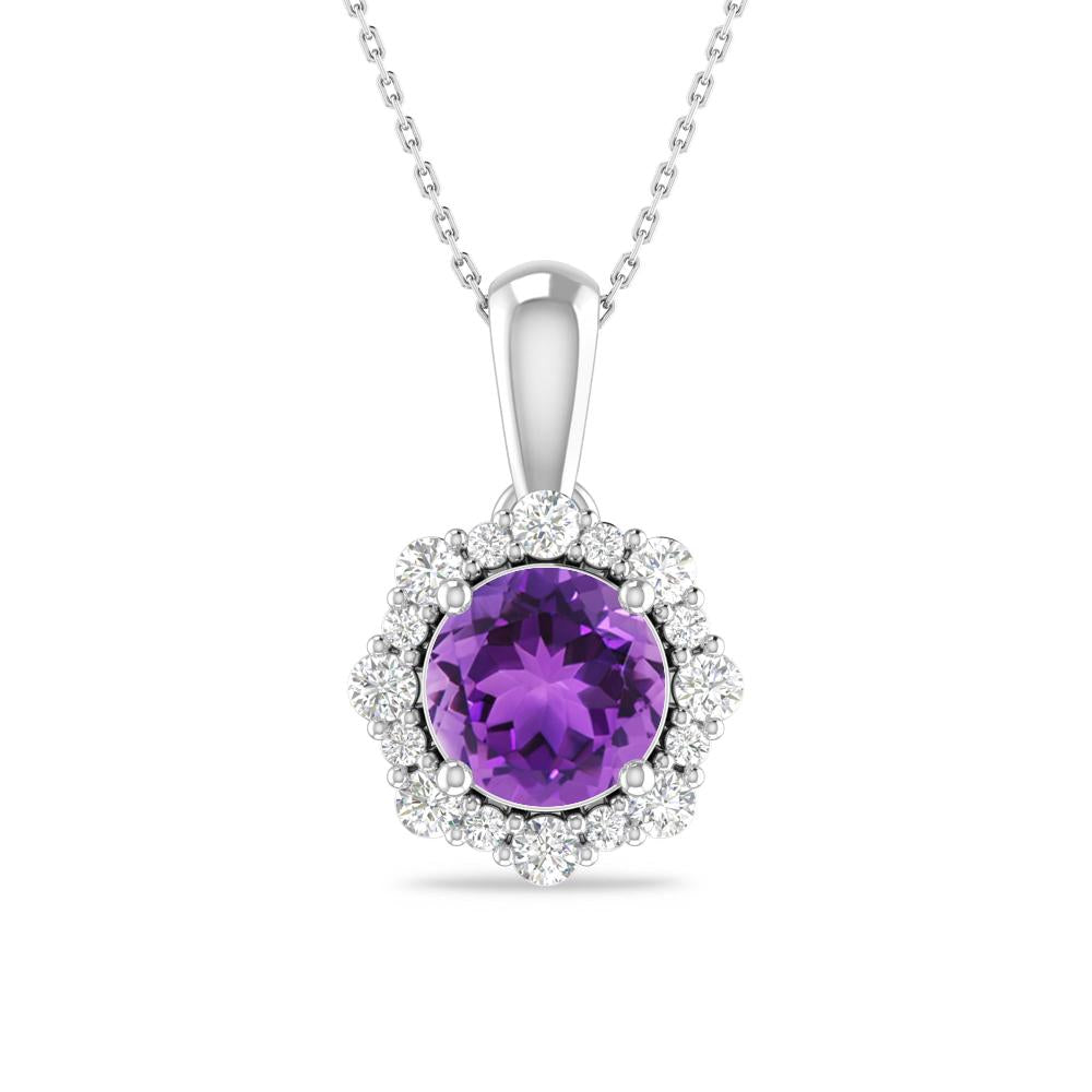 White Gold - Amethyst