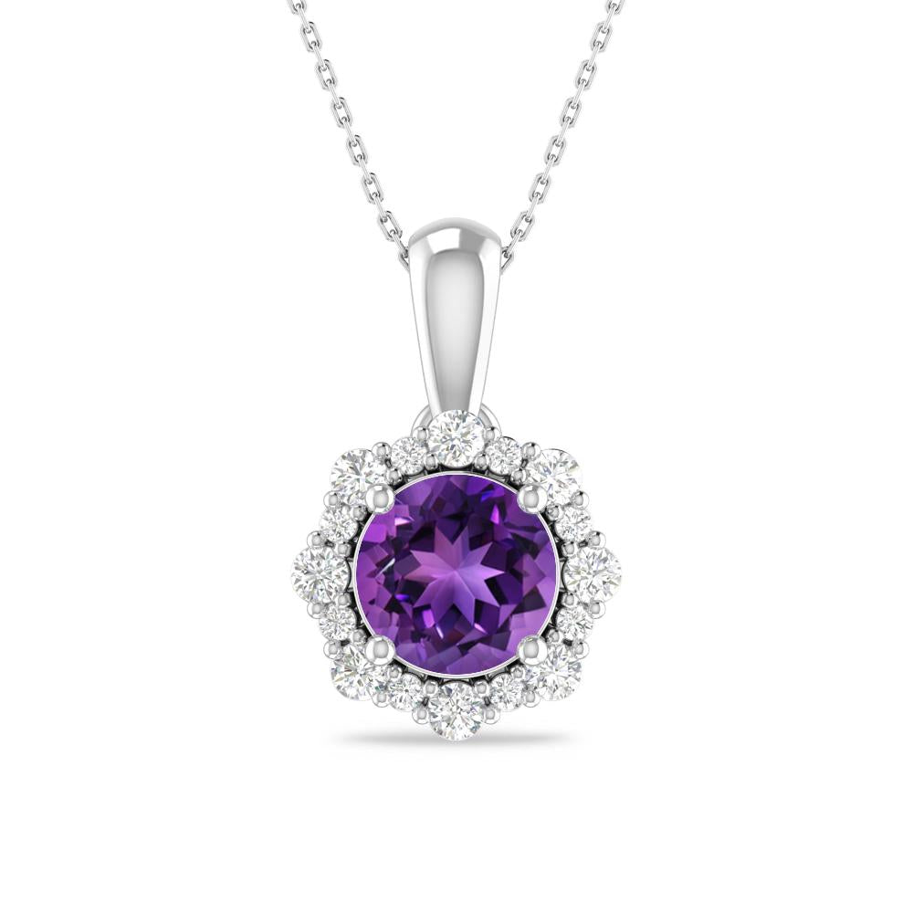 White Gold - Amethyst