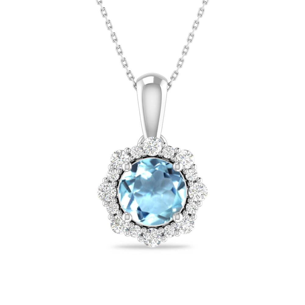 White Gold - Aquamarine