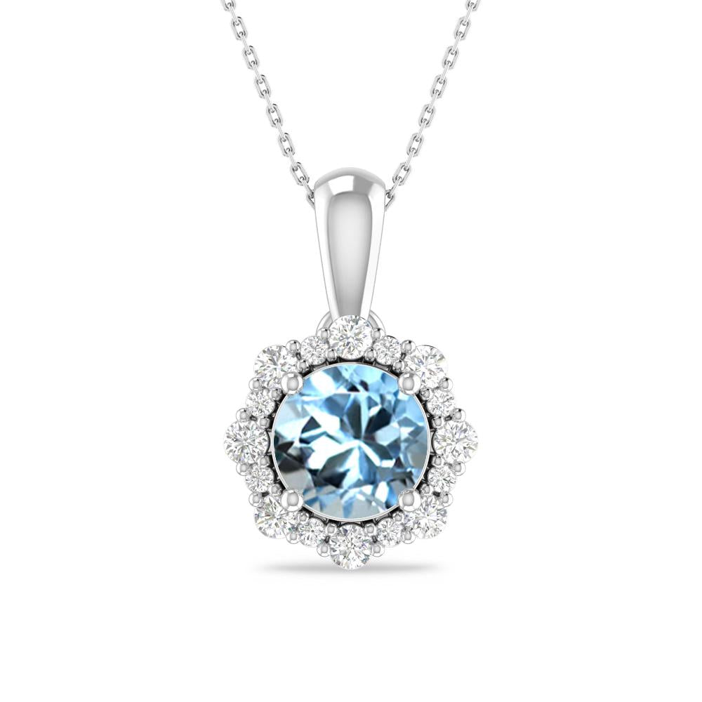 White Gold - Aquamarine