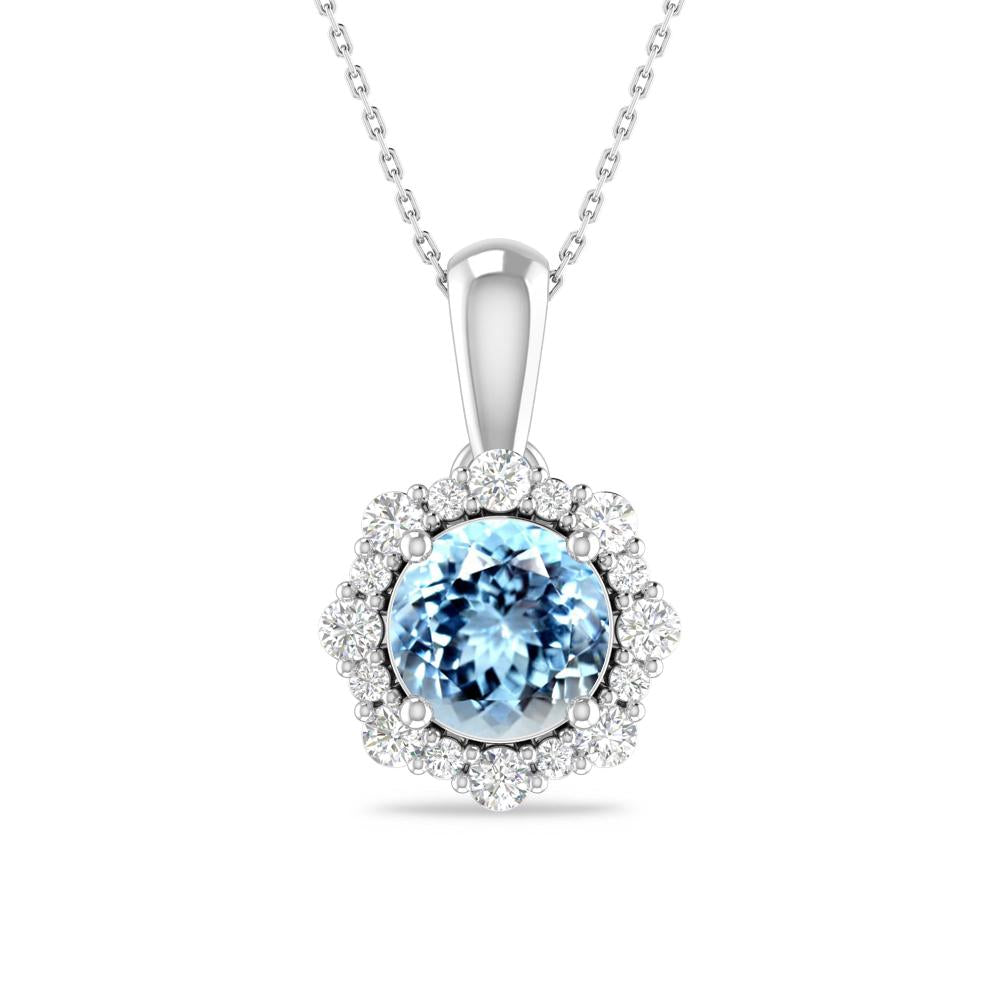 White Gold - Aquamarine