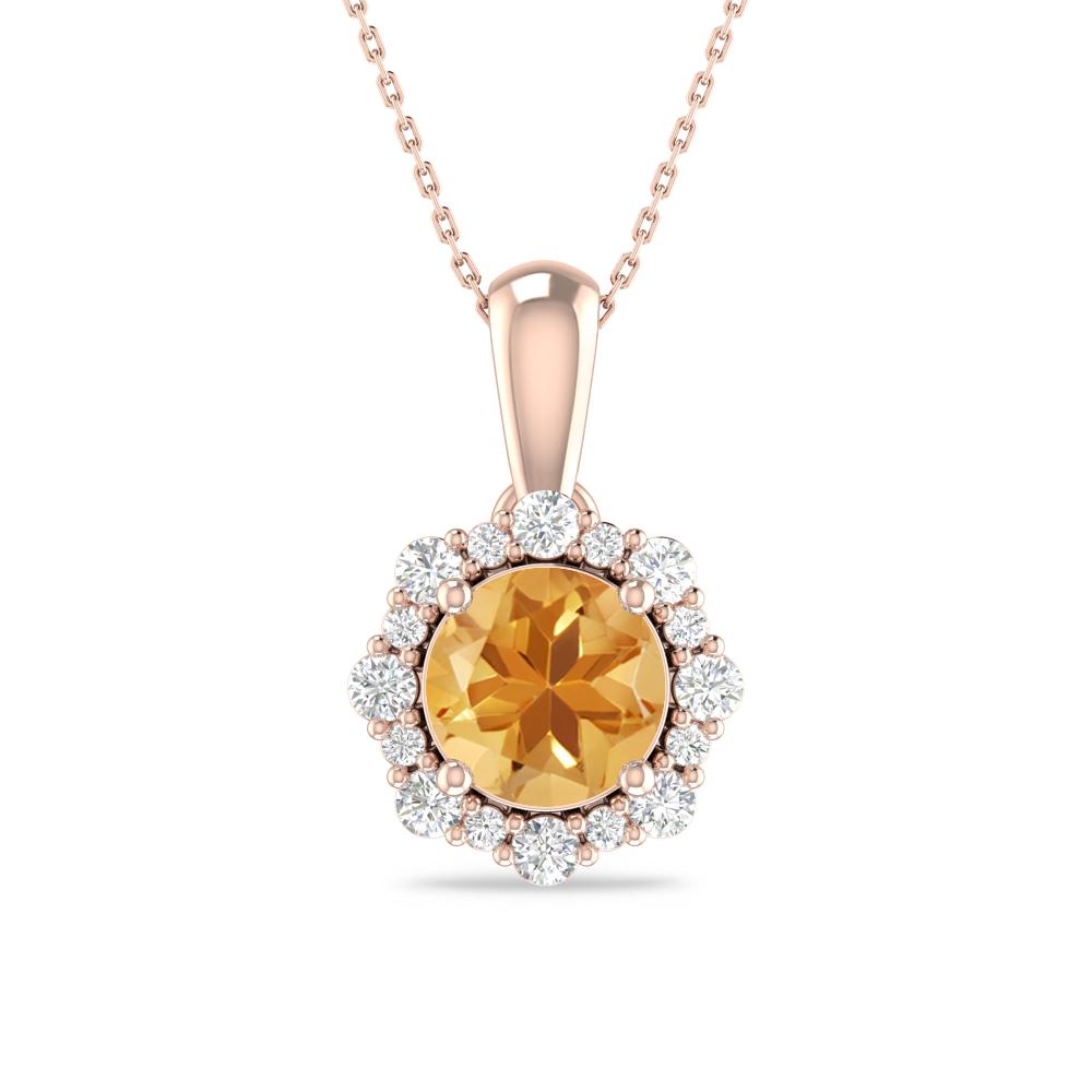Rose Gold - Citrine