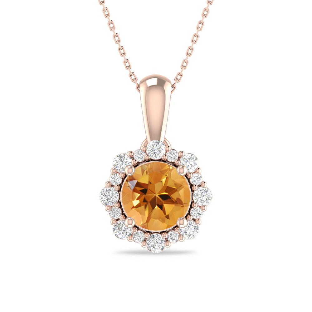 Rose Gold - Citrine