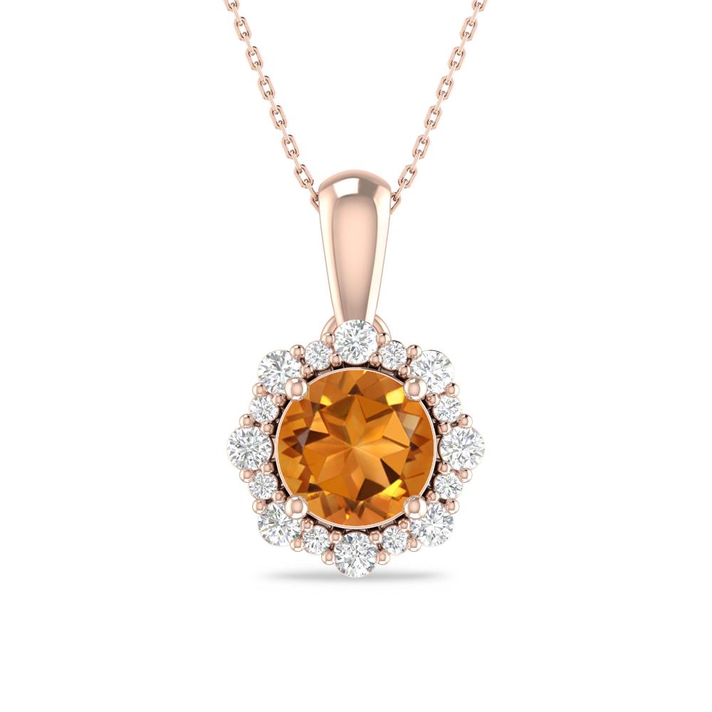 Rose Gold - Citrine